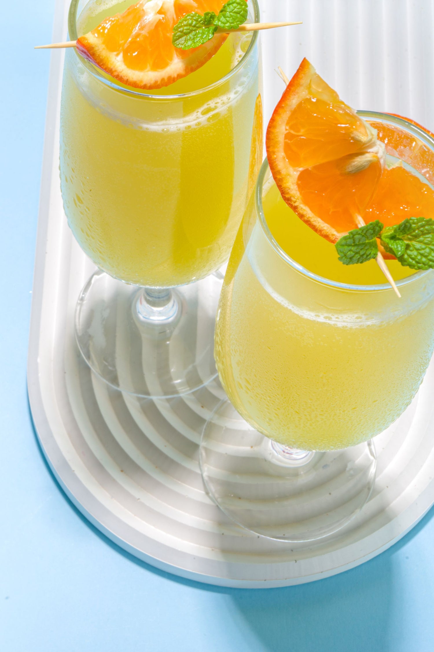 citrus mocktail med kollagen