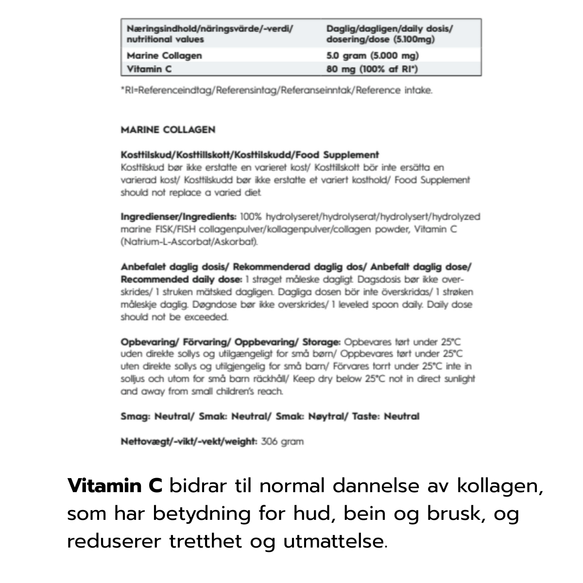 Marine Collagen+ (60 dager)