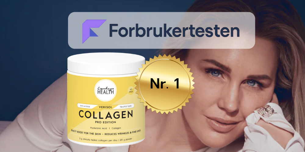 Verisol Collagen Pro Edition valgt som testvinner av Forbrukertesten