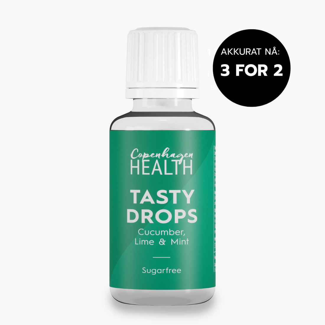 Kollagen Tasty Drops Cucumber, lime &amp; mint