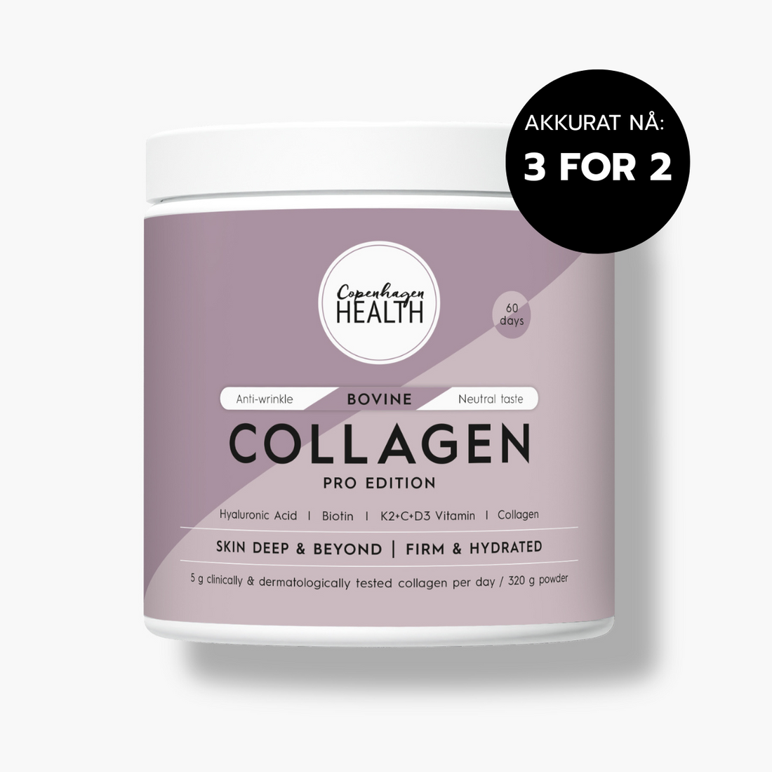 Bovine Collagen Pro Edition (60 dager)