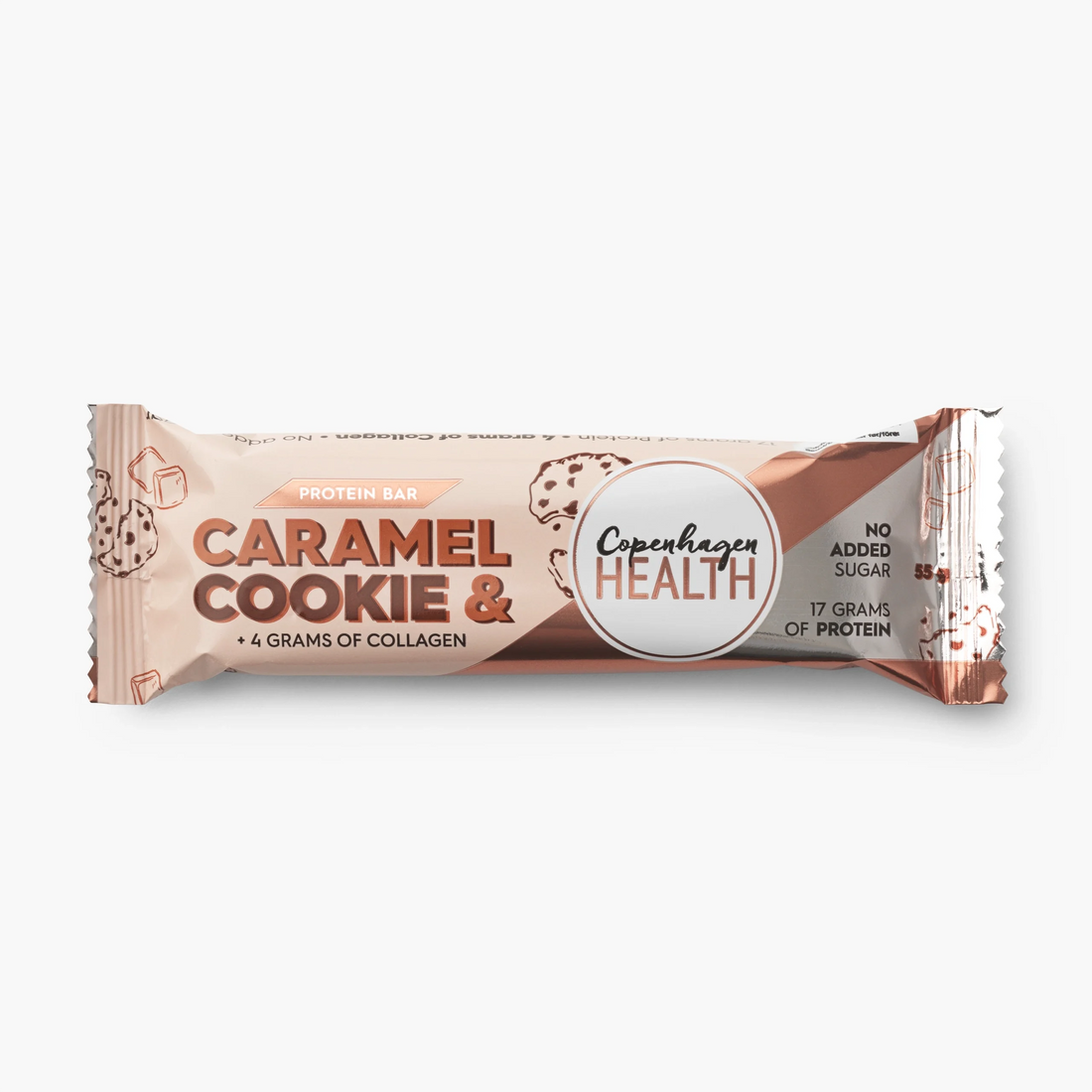 Proteinbar Cookie &amp; Caramel (+4 gram kollagen)