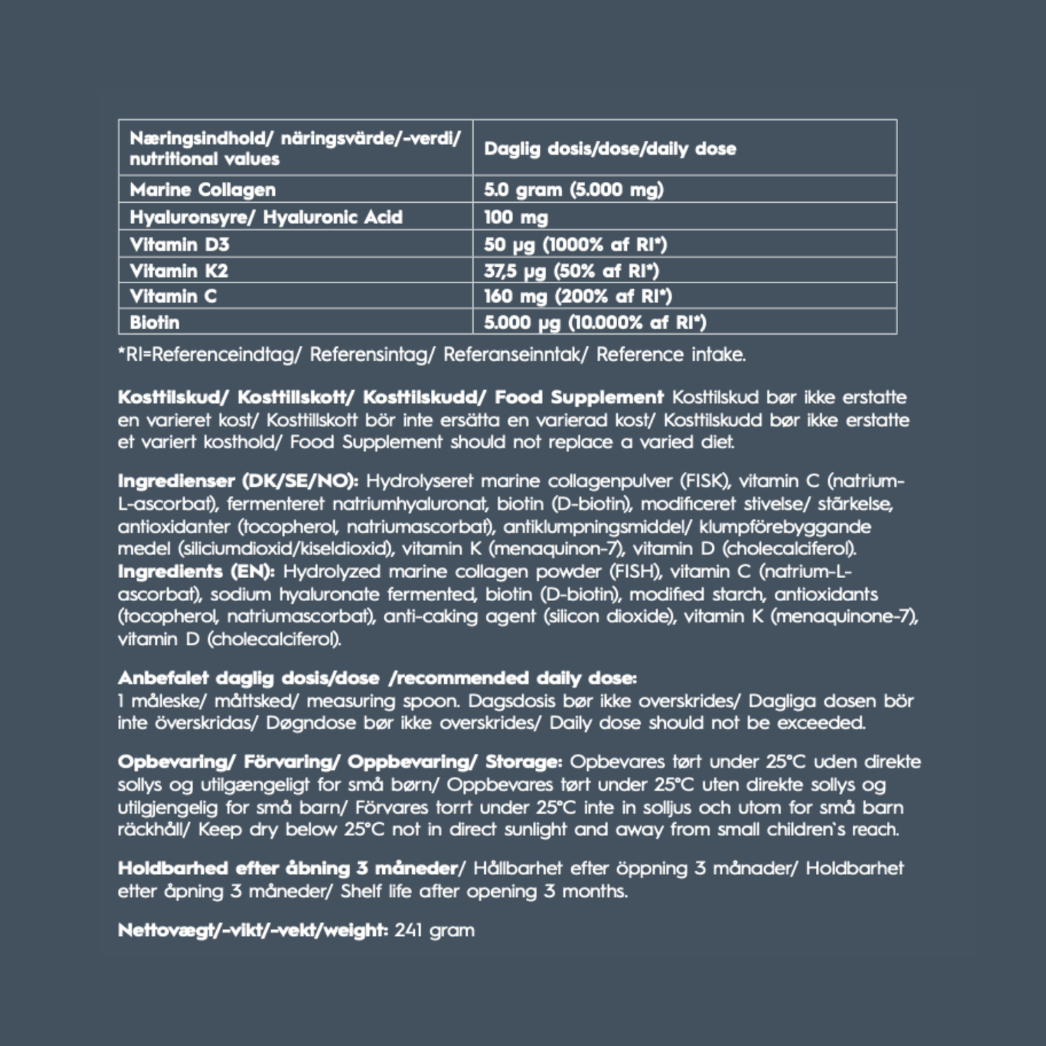 Marine Collagen Pro Edition (45 dager)