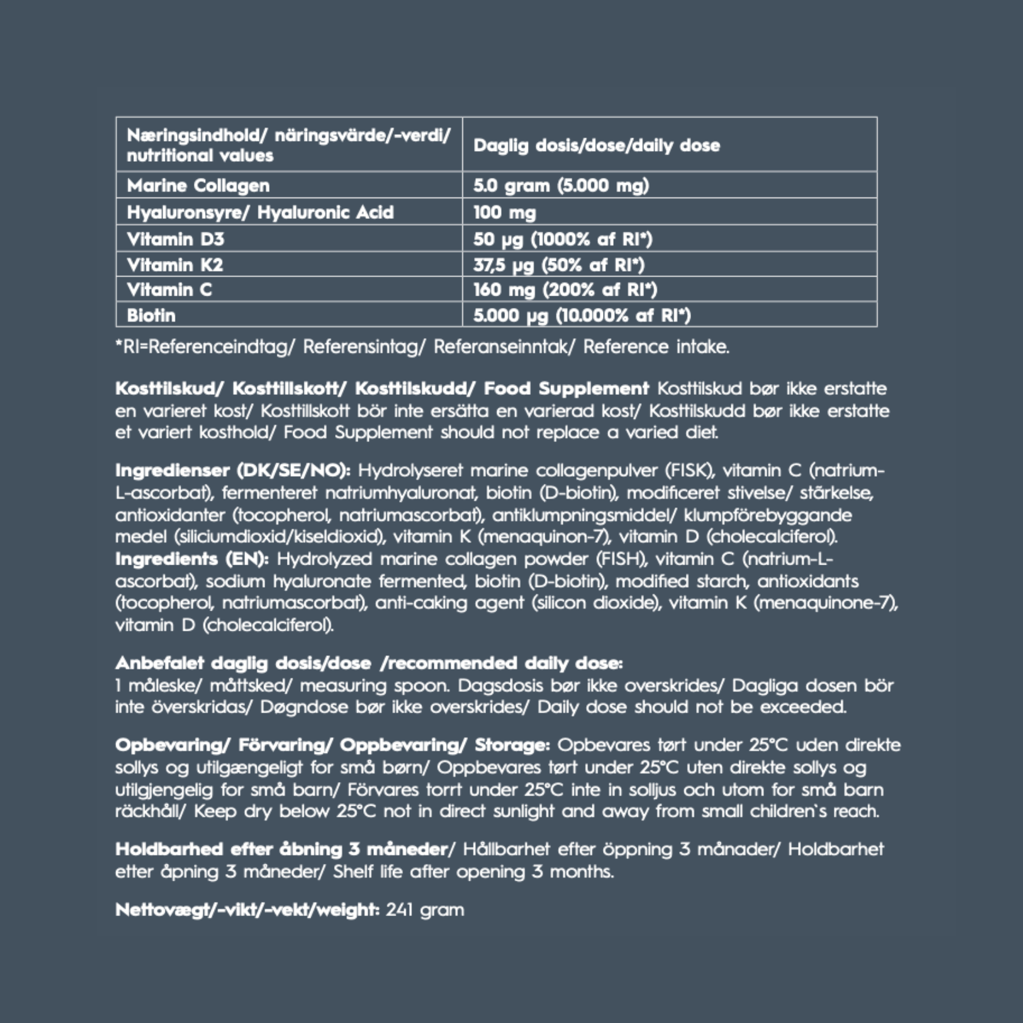 Marine Collagen Pro Edition (45 dager)